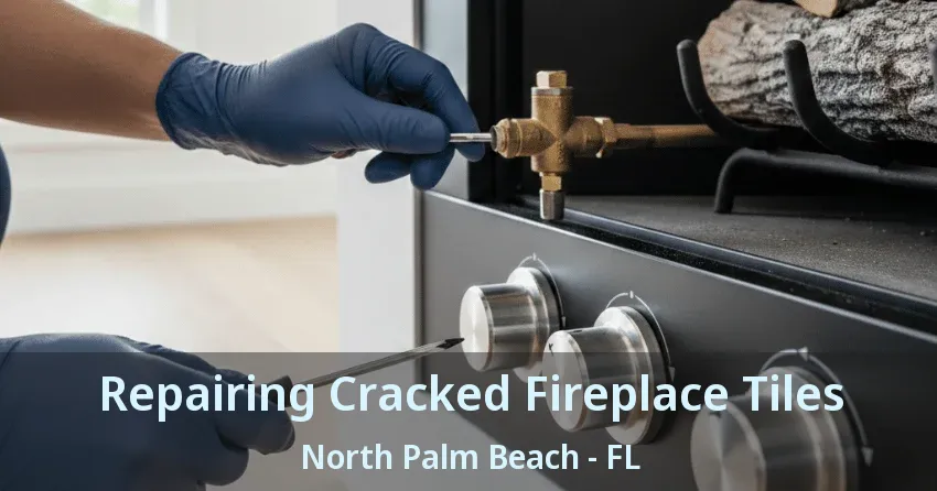 Repairing Cracked Fireplace Tiles North Palm Beach - FL